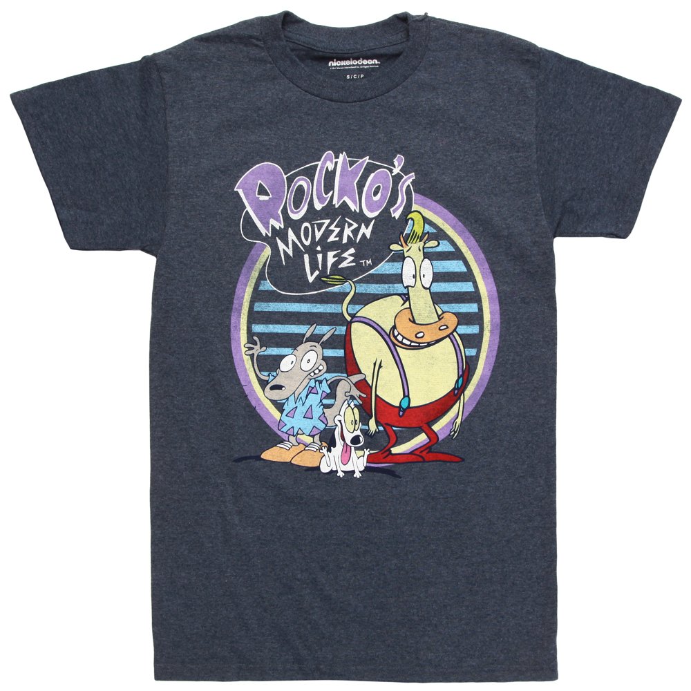 Rocko S Modern Life Group Shot Adult T Shirt 6224 Jznovelty