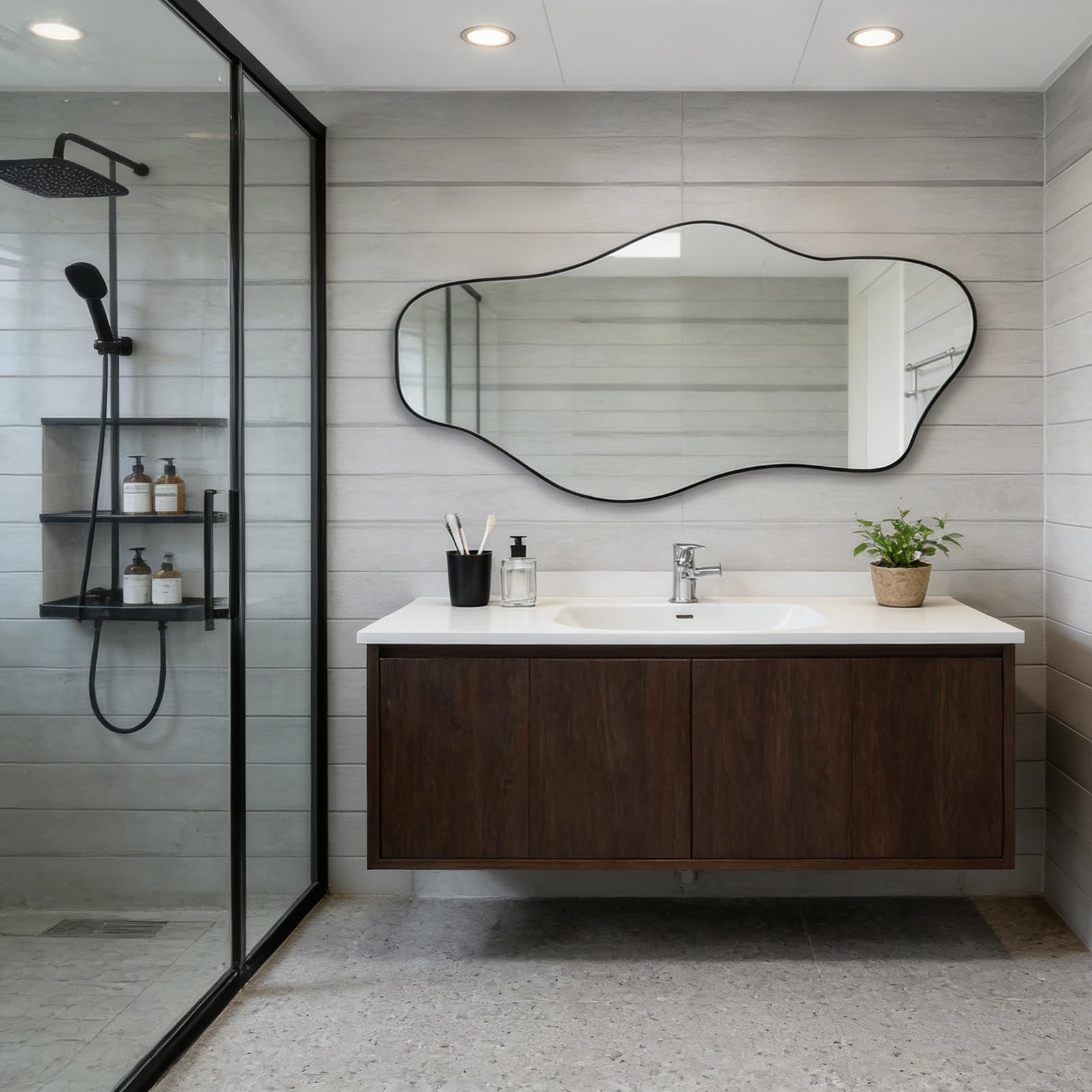 DAOYIJIAJU Irregular Mirror, 51.1