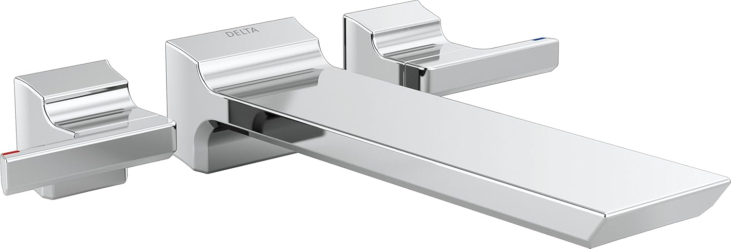 Delta Faucet T5799 Wl Pivotal Wall Mount Tub Filler Trim Chrome