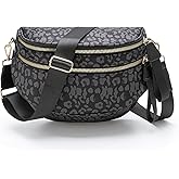 MEXS Bum Bag for Women Crossbody Bags Fanny Packs Sling Belt Purse Waist Chest Shoulder Bag