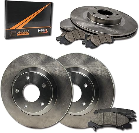 Max Brakes Front Rear Premium Brake Kit Oe Series Rotors Ceramic Pads Kt053643 Fits 2008 2009 2010 Dodge Grand Caravan Brake Kits Amazon Canada