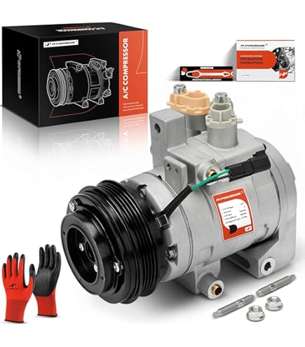Scroll Compressor With Clutch With Clutch For Ford Crown Victoria 4.6L 2003-2005, Lincoln Navigator, Mercury Grand Marquis, E-Series Vans AC Compressor