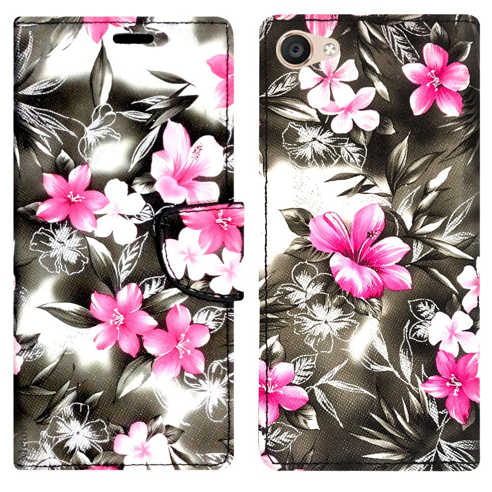 METOO FLIP Cover for Vivo 1610 flip Cover : Pink, Grey Flower Design ...