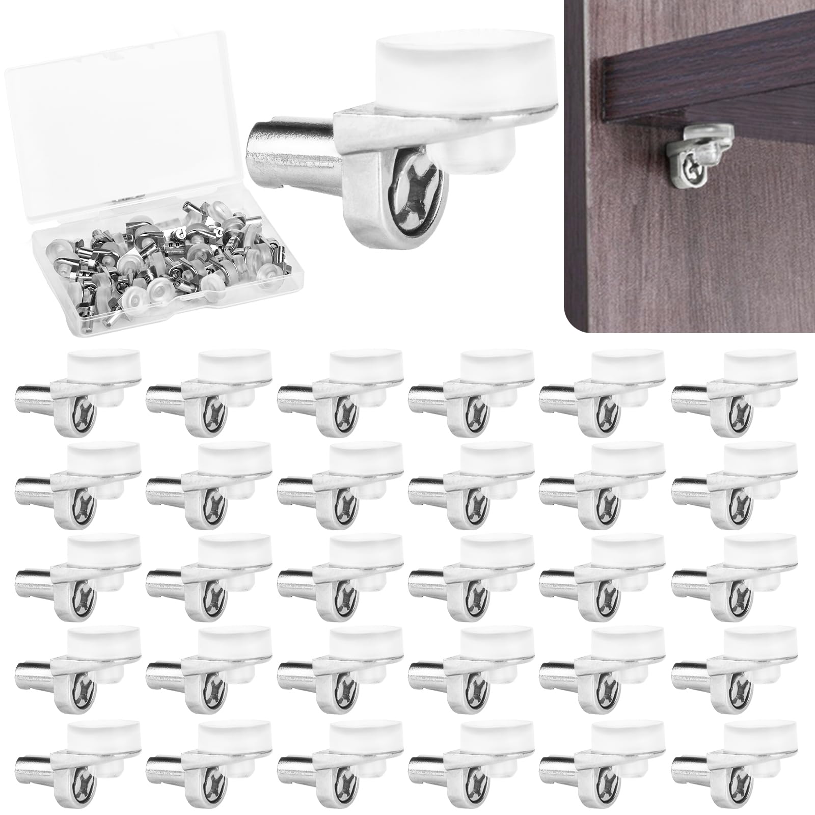 Mua 1/5 Inch 5mm Metal Shelf Pegs Pins Clips Replacement Kitchen Shelves Support Holders