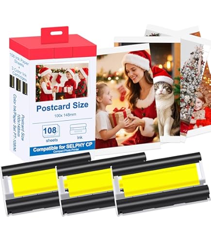 Amazon.com: Color Ink and Label Set for Canon SELPHY SQUARE QX10