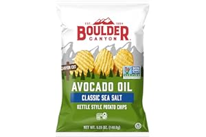 Boulder Canyon, Chips Potato Avocado Oil Sea, 5.25 Ounce