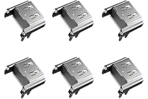 ZIYUETEK 6 Pack HDMI Port Socket Interface Connector Replacement for Sony PlayStation 4 PS4 Cuh-1001a Cuh-1115a (Note:NOT FIT for PS4 Slim/pro)