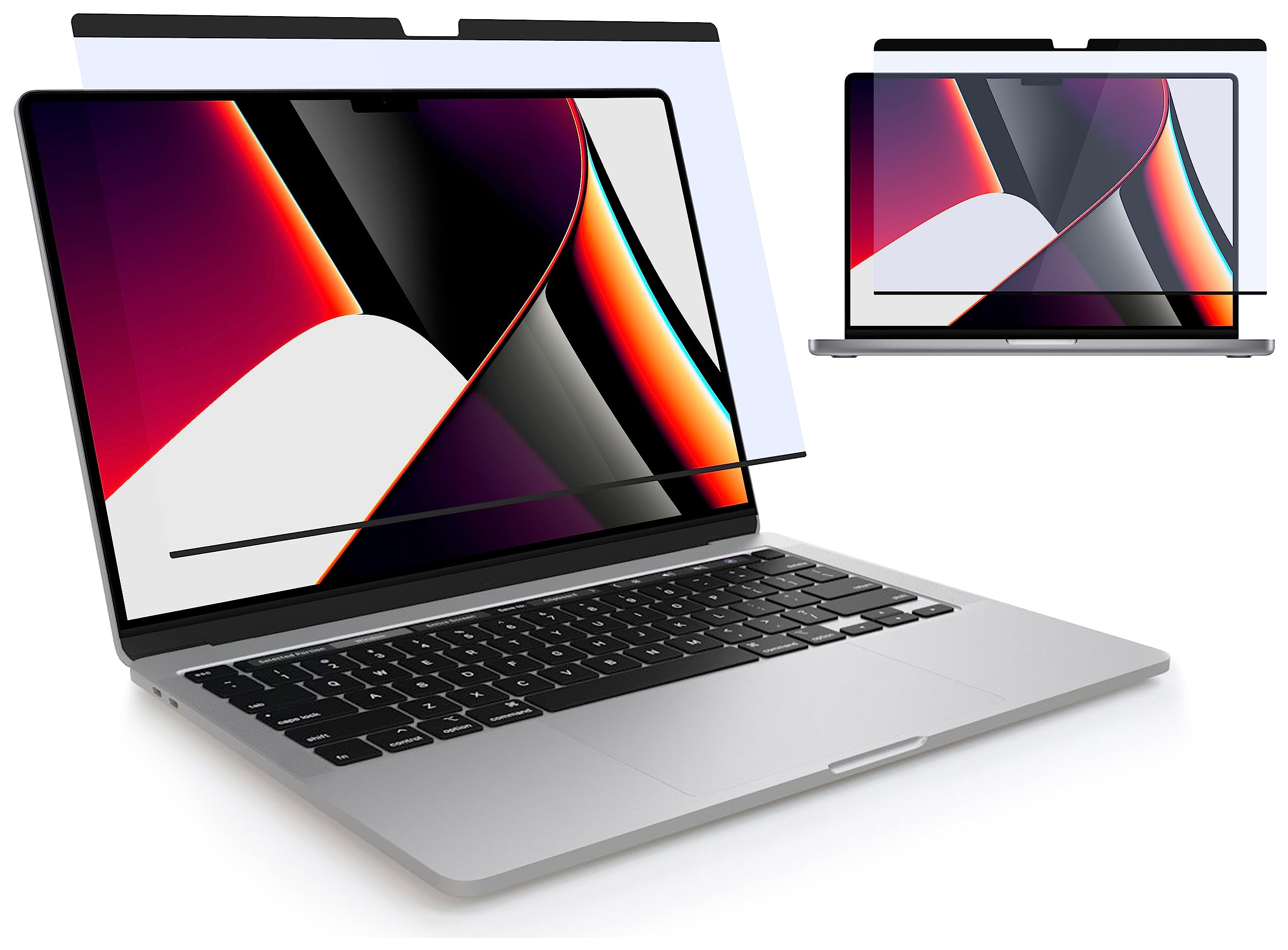 MyGadget Magnetic Blue Screen Filter [Matte] compatible with Apple MacBook Pro 13 inch (2016-2022, M1, M2) | Air 13 (2018-2021, M1) - UV Monitor Protector