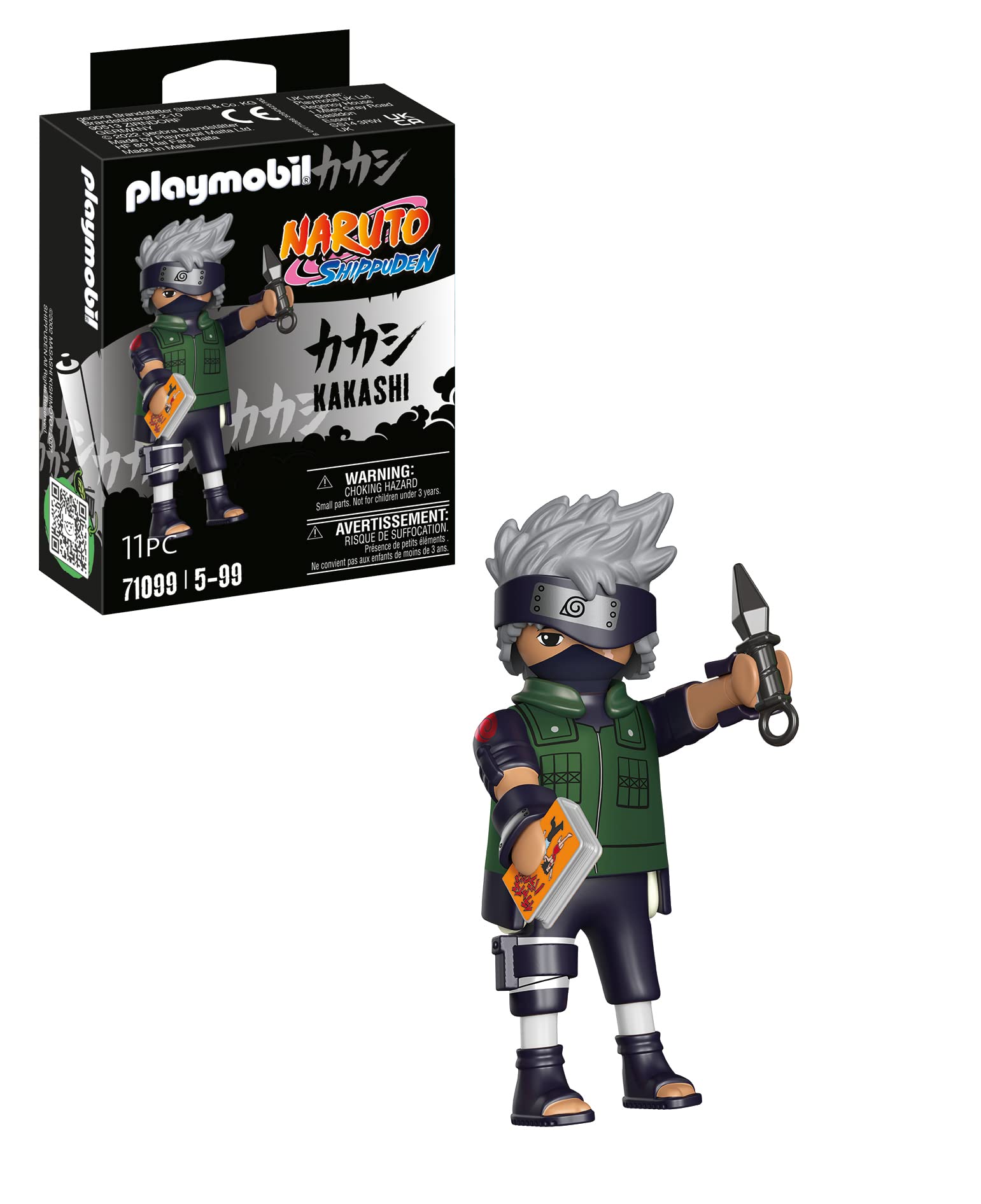 Playmobil 71099 Naruto: Kakashi Figure Set, Naruto Shippuden Anime Collectors Figure, Playset Suitable for Children and fans 5+ years — image 1