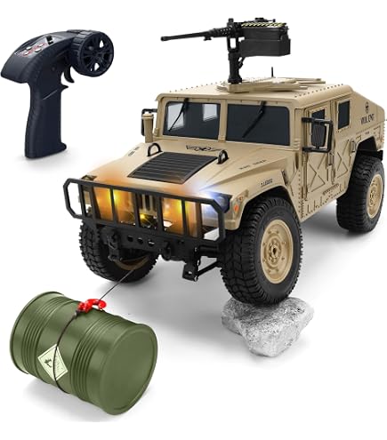 Amazon.com: 1/10 US GM Hummer H1 Military Truck 4WD Crawler RTR