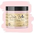 Dixie Belle Paint Company Chalk Finish Furniture Paint - Soft Pink (16oz) - Matte Dainty Pink Chic Chalk Mineral DIY Furniture Paint
