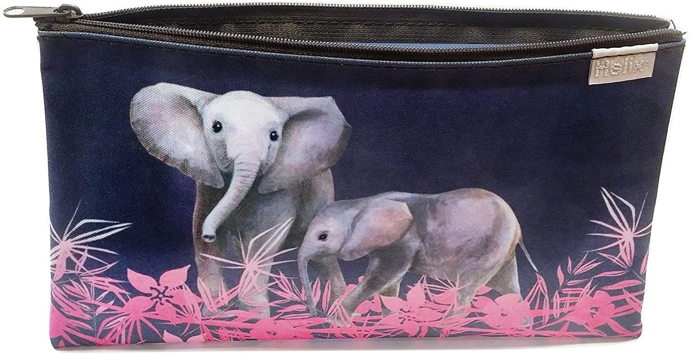 PENCIL CASE "ELEPHANTS" - FOR SCHOOL OR HOME USE