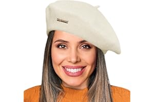 Nawati Wool French Berets for Women, Solid Color Beret Hats for Women Girls Lady, Casual and Chic Vintage Painters Hat