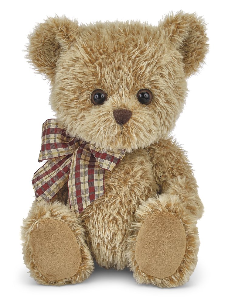 Bearington Baby Shaggy Brown Plush Stuffed Animal Teddy Bear 12 inches