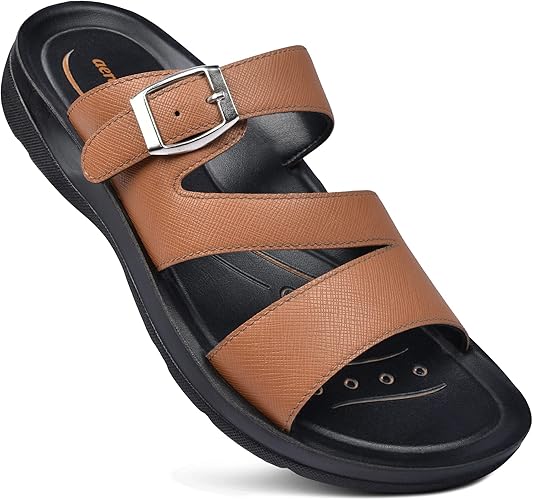 Amazon.com | AEROTHOTIC Orthotic Comfort Slip On Sandals and Flip Flops with Arch Support for 