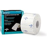 Medline MedFix Dressing Retention Tape with S-Release Liner, Secures Primary Dressings and Medical Appliances, 2" x 11 yd