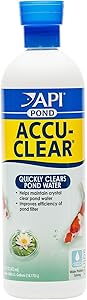 API Pond ACCU-Clear Water Clarifier, Quickly Clears and maintains Clear Water, Helps Filters Function More efficiently by clumping Tiny Suspended Particles, Use Weekly or When Water is Cloudy