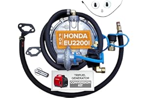 Hutch Mountain Generator Propane Conversion Kit Honda EU2200i- Tri-Fuel Conversion for Propane, Gasoline & Natural Gas - Portable Generator Backup Kit for Home Emergencies, Camping, and RVs