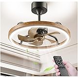 Brightown Retro Ceiling Fans with Lights and Remote