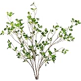 SzJias Faux Stems Artificial Branches for Vase Faux Branches Greenery Plant Stems for Vase Fake Tree Branches (3 Branches, 43.5inch/Branches)