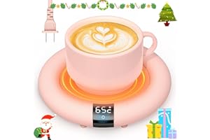 Mug Warmer Coffee, Tea Cup Warmer for Office Desk Use with Auto Shut Off USB Beverage Warmers 3 Temperature Setting Touch Swi