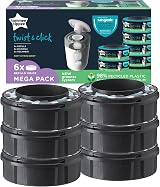 Tommee Tippee Twist and Click Advanced Nappy Disposal Refills Pack of 6 view 1