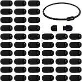 Mini Skater 100 Sets/200 Pieces Plastic Breakaway Clasps Bead Barrel Connectors Safety Clasps for Lanyards Necklaces Paracord Bracelets Jewelry Making DIY Crafts Projects (Dia 2.5mm Hole)