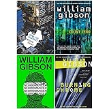 Sprawl Series Complete 4 Books Collection Set by William Gibson (Neuromancer, Count Zero, Mona Lisa Overdrive & Burning Chrom