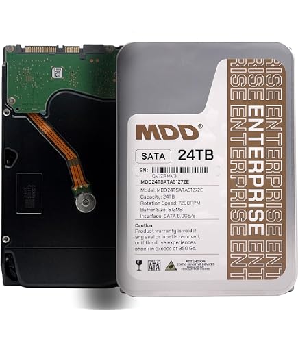 Amazon.com: MDD MAXDIGITALDATA MDD 22TB 7200RPM 256MB Cache SATA