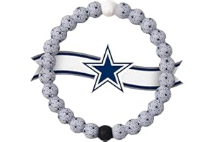 Lokai NFL Football Collection Beaded Bracelets for Men & Women - Silicone Jewelry Beaded Friendship Bracelet for Women & Men - Sports Team Gear, Apparel & Accessories