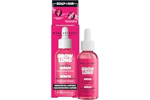 Marc Anthony Grow Long Scalp & Hair Serum - Anti-Breakage Formula Nourish, Strengthen & Hydrate Scalp & Hair Follicles - Natural Shine & Fuller-Looking Hair Strands from Root to Tip, 2 fl oz