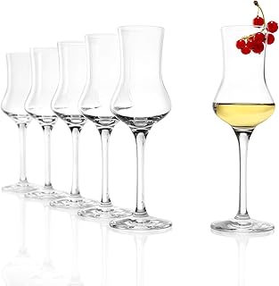 Stölzle Lausitz Grappagläser I Grappagläser 6er Set I Schnapsgläser mit Stiel I Likörgläser I 90 ml I spülmaschinentauglich I wie mundgeblasen I ausgezeichnete Premiumqualität