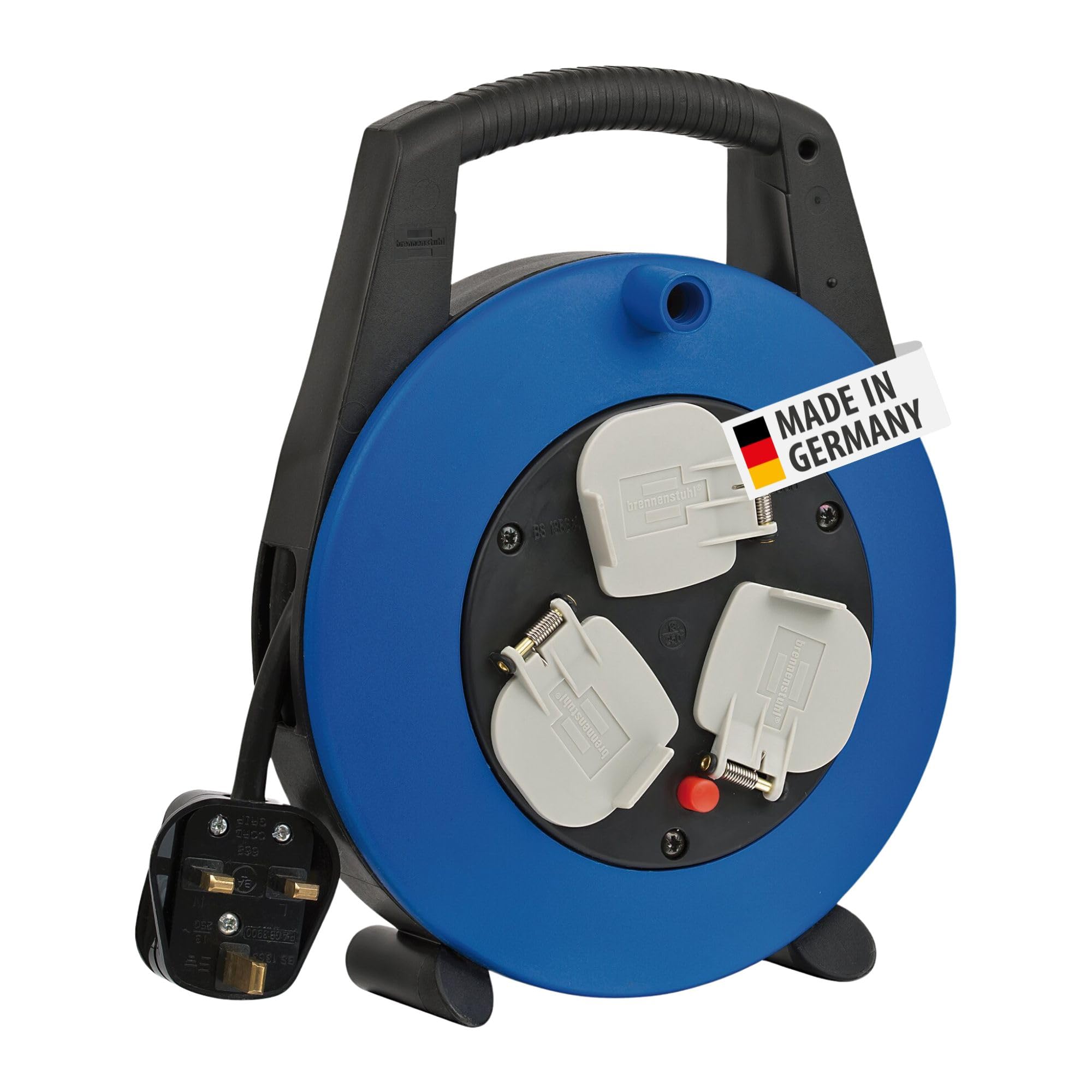Brennenstuhl Vario Line Cable Box 3-way black/blue 5m H05VV-F 3G1,5 *GB*