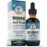 Essiac Original Tea USDA Organic Daily Drops for Enhanced Lymphatic Drainage and Immune Support | Alcohol Free Concentrated Formula | 2oz (59ml)