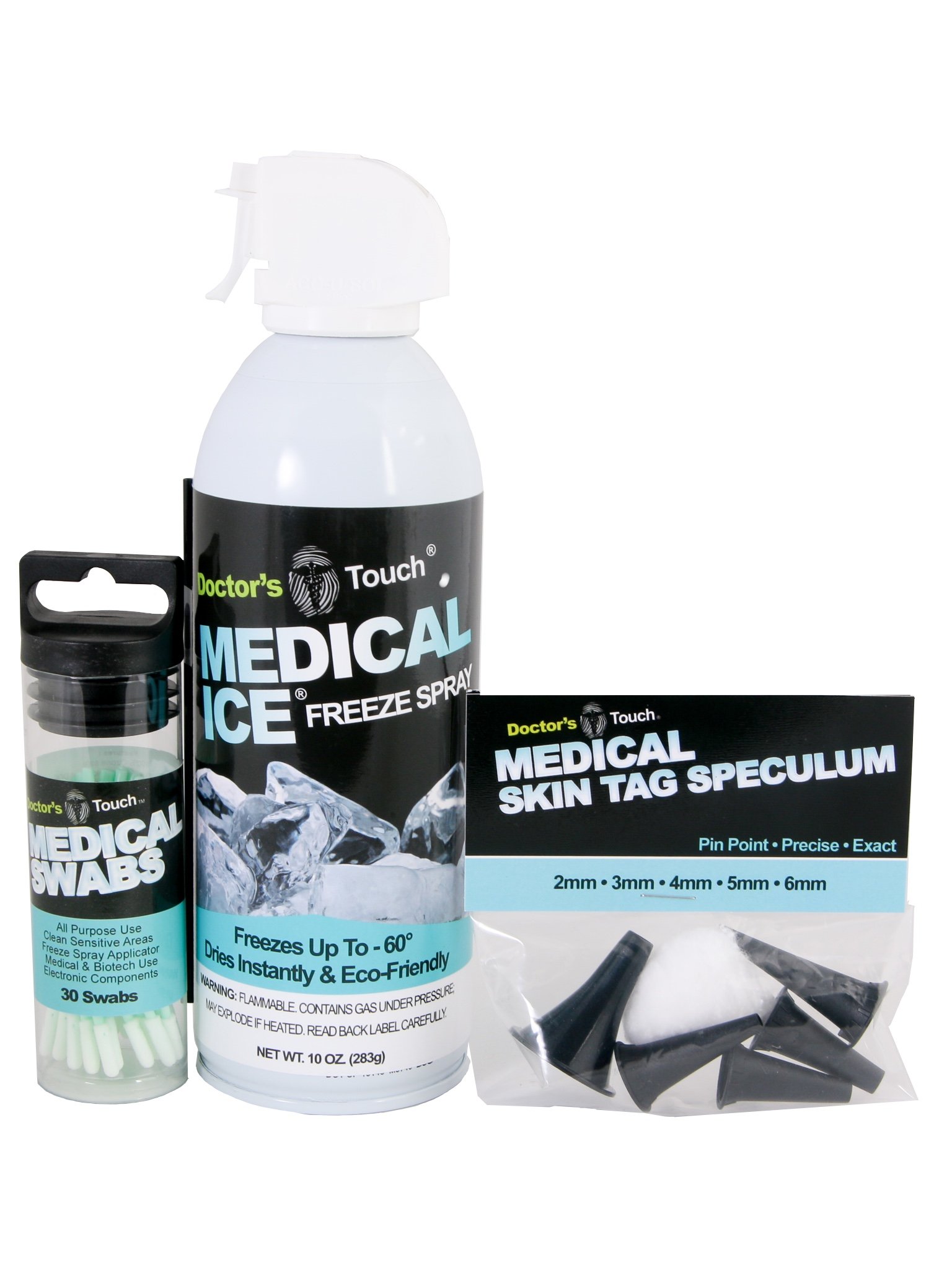 Doctor's Touch Medical Ice Freeze Spray Skin Tag Speculum And Medical