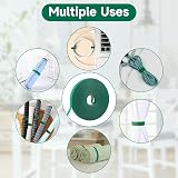 KINGLAKE 12mm 20m Green Garden Tape Plant Tie Self Adhesive Hook Loop view 6