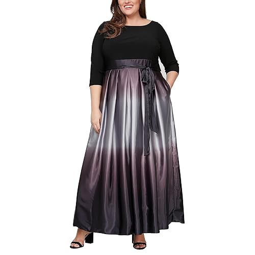 S.L. Fashions Women's Plus Size Sleeveless Long Satin Party Dress with  Pockets in Kenya | Whizz Casual