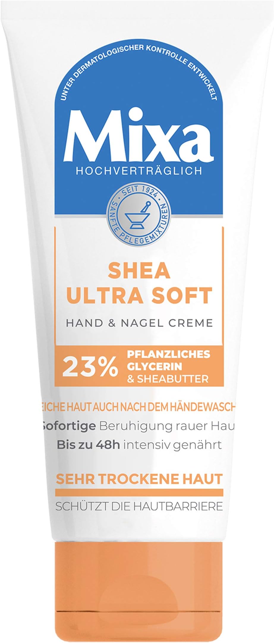 Mixa Shea Ultra Soft Hand & Nail Cream 100 ml Nourishing Moisturising Balm