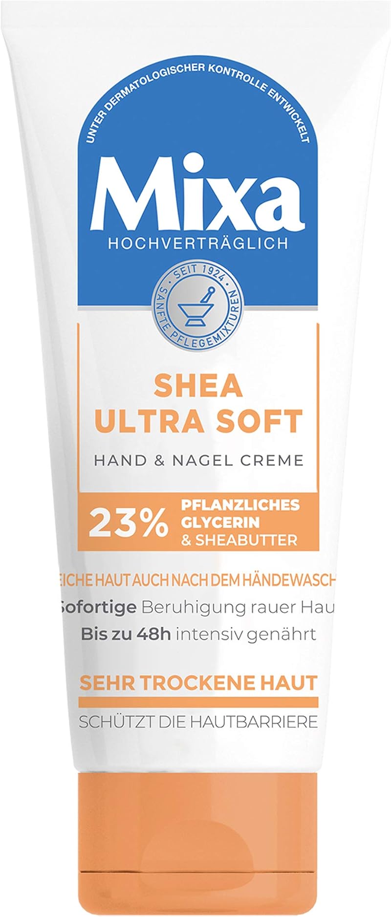 Mixa Shea Ultra Soft Hand & Nail Cream 100 ml Nourishing Moisturising Balm