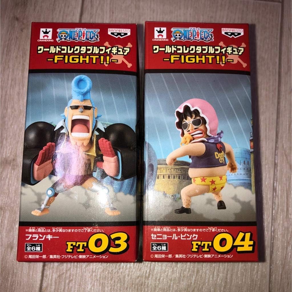 Amazon ワンピース ワールドコレクタブル Fight フランキー セニョールピンク フィギュア 2点セット フィギュア ドール 通販
