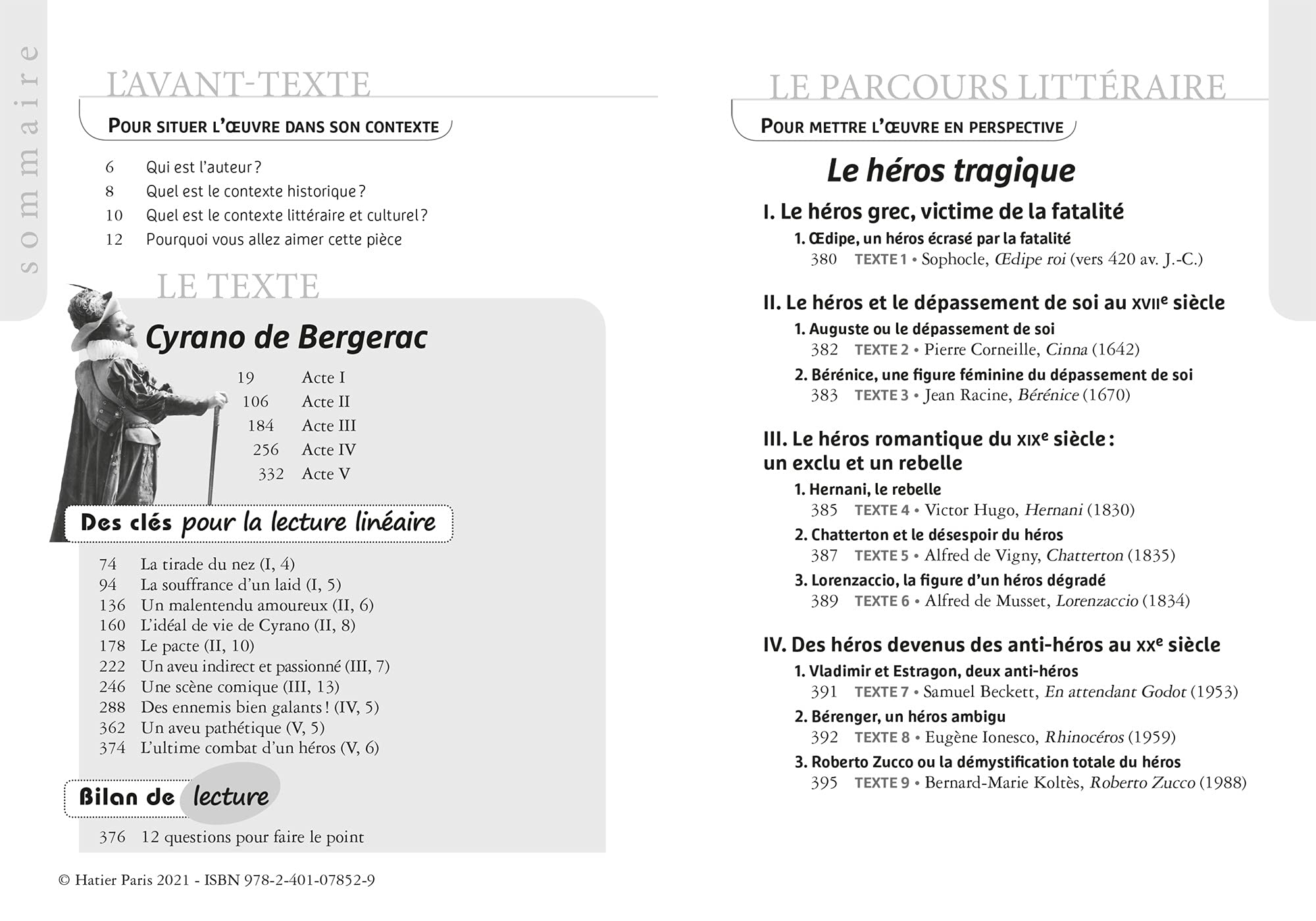 Cyrano De Bergerac Suivi D Un Parcours Sur Le Heros Au Theatre Classiques Cie Lycee 37 French Edition Rostand Edmond Feraud Dominique Amazon Com Books
