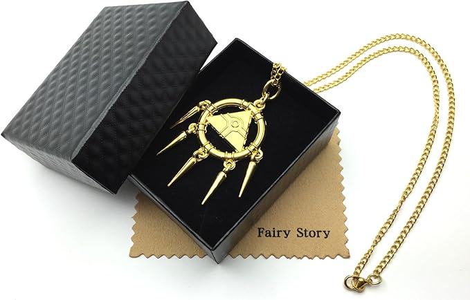 Amazon Fairy Story 遊戯王 千年 リング アイテム 遊 戯 王 デュエルモンスターズ モチーフ コスプレ ネックレス リアルバージョン クロス 箱あり コスプレ 仮装 通販