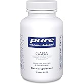 Pure Encapsulations GABA - Supplement to Support Relaxation & Moderation of Occasional Stress - with Premium GABA Amino Acids - 120 Capsules