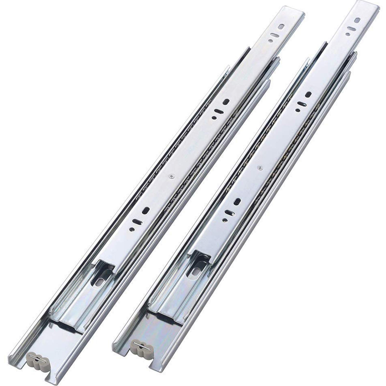 VALISY 6 Pair of 16 Inch Full Extension Side Mount Ball Bearing Sliding Drawer Slides, Available in 10", 12", 14", 16", 18" and 20" Lengths