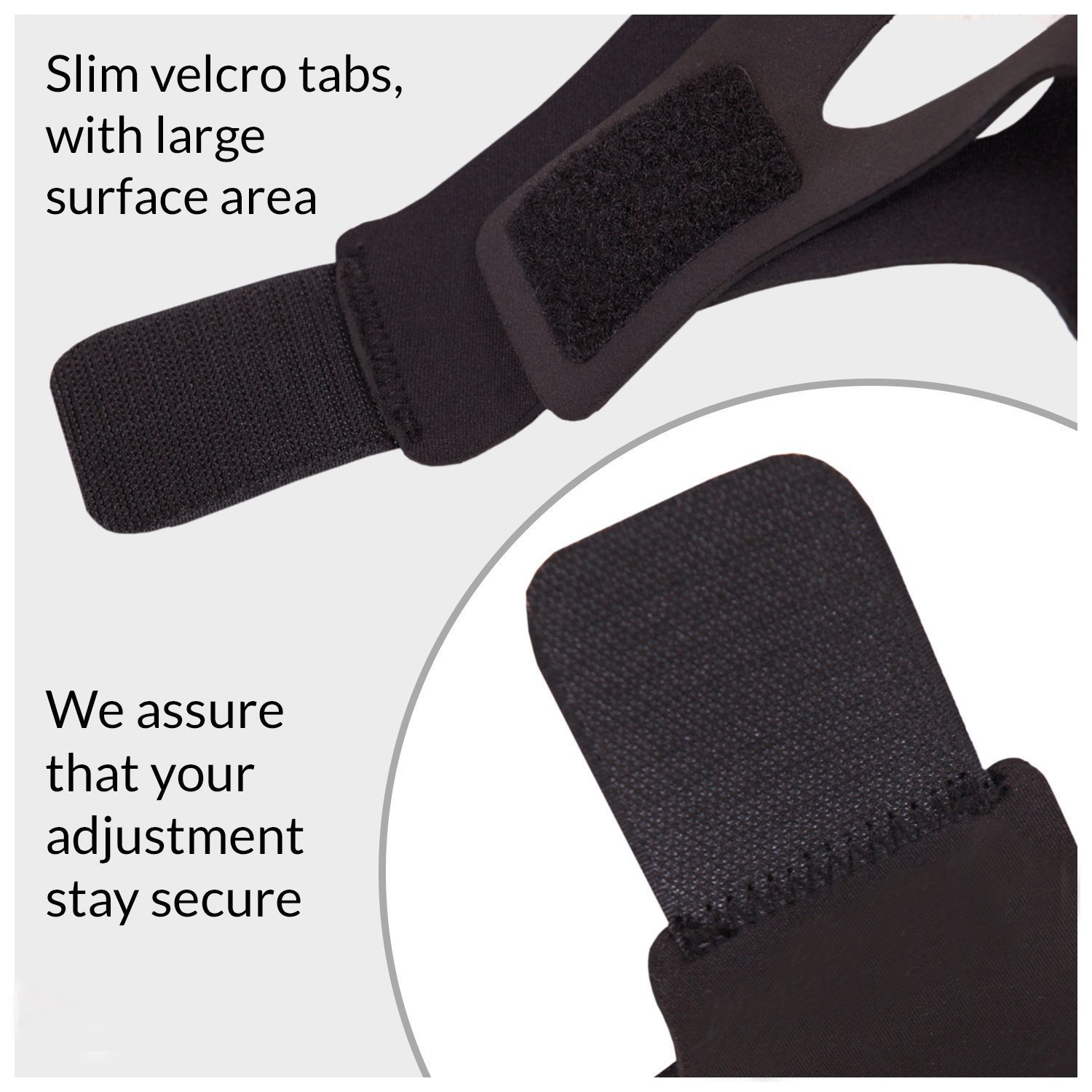 Anti Snoring Chin Strap - Adjustable Stop Snoring Solutions, Mouth Breathers Sleep Aid Devices for Men and Women