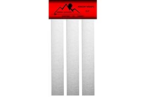 Sierra Archery - Reflective Arrow Wraps for Carbon & Aluminum Shafts | 12 Pack or 36 Pack | Available in 3 Sizes to Fit 4mm/0.166 ID, 5mm/.204 ID, or 6-6.2mm/.246 ID Shafts | 6" - Cut to Length