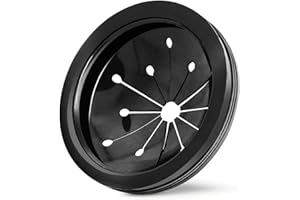 GANPUB Black 3-Inch Garbage Disposal Splash Guard - Kitchen Sink Baffle Covers for Whirlaway, Waste King and GE Models - Rubber Drain Cover Disposal and Splash Protection, Garbage Disposals and Parts