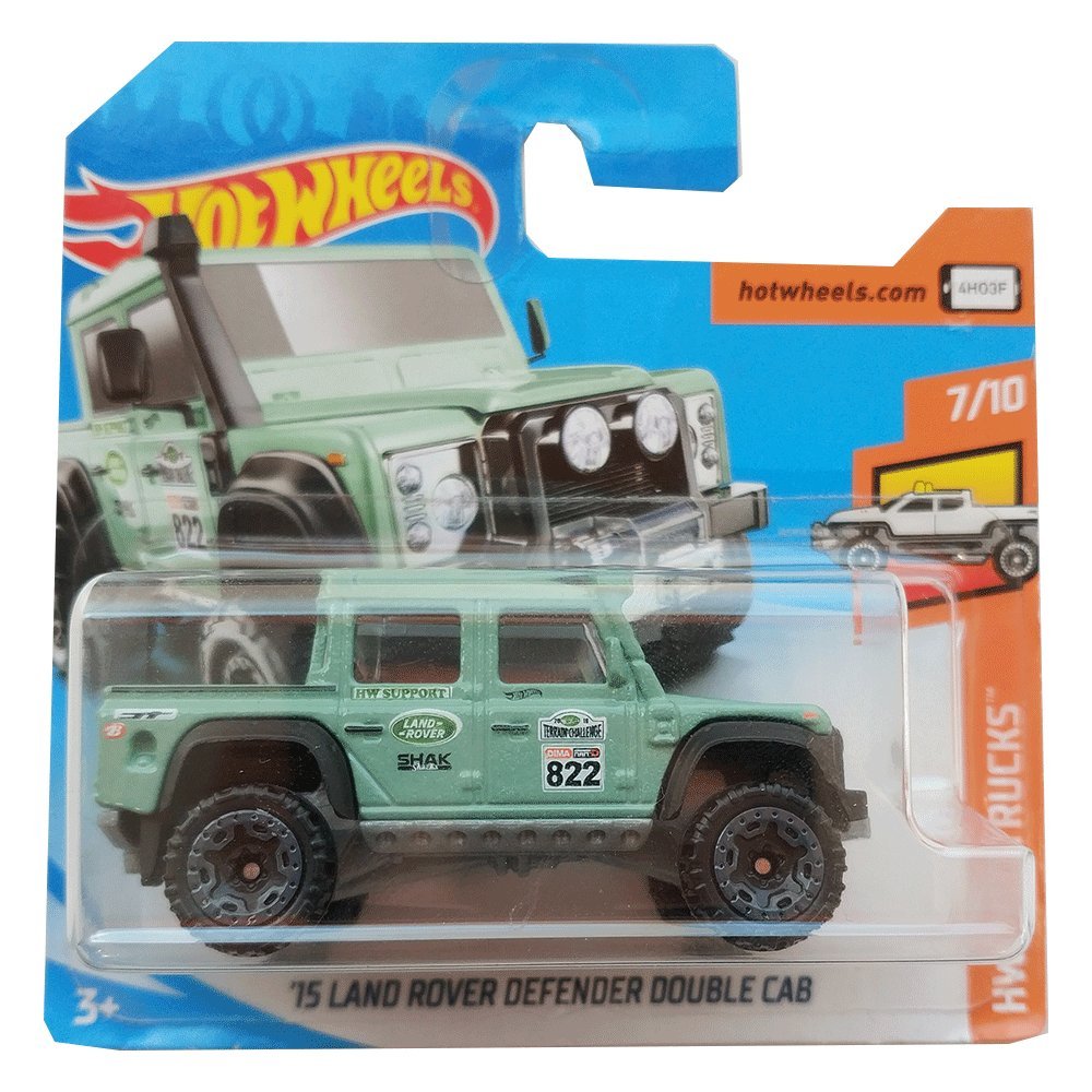 15 land rover defender double cab hot wheels