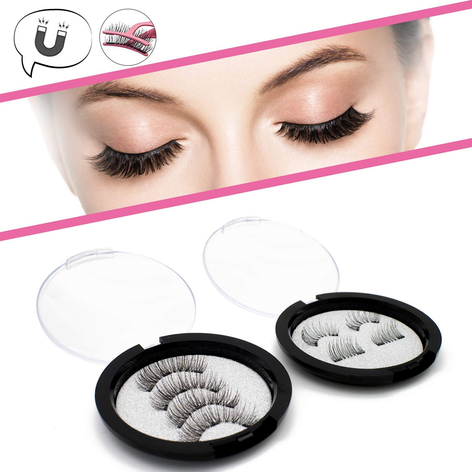 Buy Eyelashes 3 Natural Look Full Eye Triple