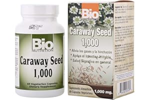 Bio Nutrition Caraway Seed 1 000 mg - 1000 mg - 60 Vegetarian Capsules